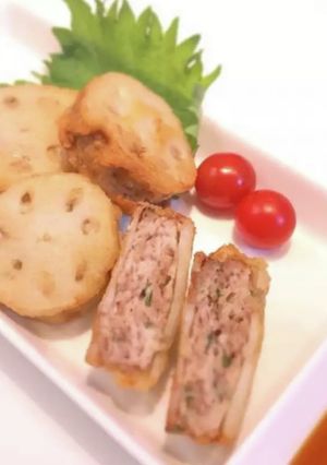 蓮根のはさみ揚げ-レシピのメイン写真
