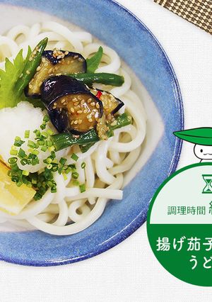 揚げ茄子みぞれうどん-レシピのメイン写真