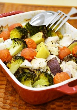 【低脂質】鶏ささみと彩り野菜のグリル-レシピのメイン写真