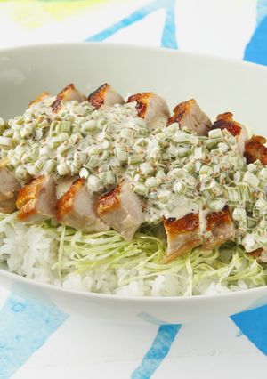 葉わさびタルタルチキン南蛮丼-レシピのメイン写真