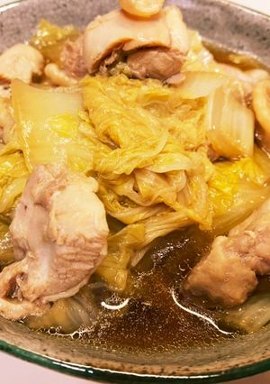 白菜と鶏モモ煮-レシピのメイン写真