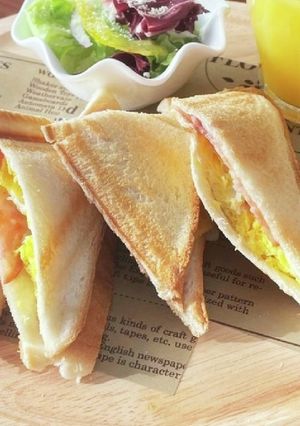 我が家の定番レシピ☆ホットサンド♪-レシピのメイン写真