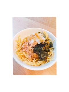 大根おろしでさっぱり☆納豆パスタ-レシピのメイン写真