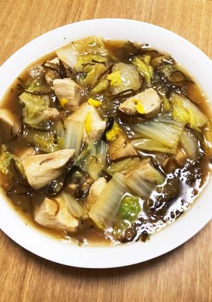 鶏胸肉のゆずおろし大根塩昆布煮込み-レシピのメイン写真