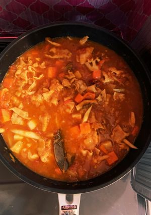 スパイスカレー豚バラ根菜-レシピのメイン写真