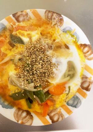 全てレンジ焼肉サラダ炒め味豚平焼き風-レシピのメイン写真