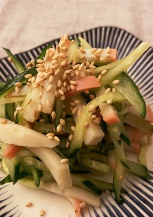 きゅうりとかまぼこの酢醤油和え-レシピのメイン写真