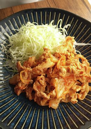 簡単だけど美味しい☆豚キムチ炒め♪-レシピのメイン写真
