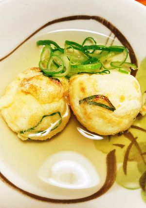 出汁で食べるたこ焼き(明石焼き風)-レシピのメイン写真