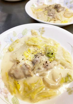 鶏と白菜のクリーム煮-レシピのメイン写真