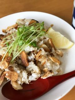 ごろごろサバのレモン焼きめし-レシピのメイン写真