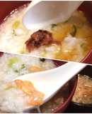 お粥に『鰹出汁餡』『干海老と貝柱餡』！