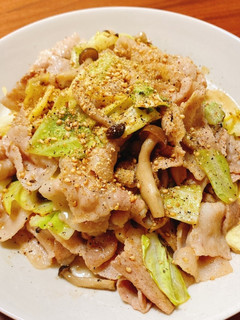 豚肉のバタポン炒め-レシピのメイン写真