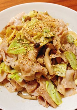 豚肉のバタポン炒め-レシピのメイン写真