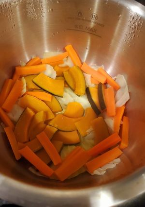 ホットクックで簡単温野菜～離乳食にも～-レシピのメイン写真
