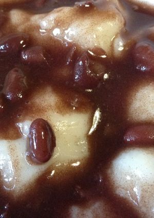 超簡単おから餅で低糖質ぜんざい❤-レシピのメイン写真