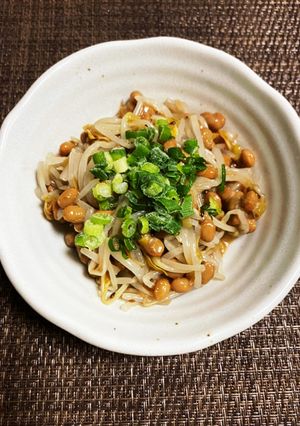 ♪節約 もやし納豆♪-レシピのメイン写真