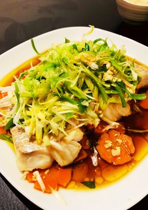 簡単！ごはんがススム！白身魚の中華蒸し-レシピのメイン写真
