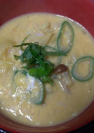 なめこ入りみそ味玉子雑炊☆-レシピのメイン写真