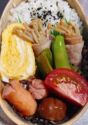 スナップエンドウの塩レモン弁当-レシピのメイン写真