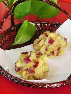 鬼まんじゅう*さつまいものお饅頭*節分-レシピのメイン写真