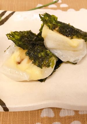 お餅アレンジ！韓国のりチーズ餅-レシピのメイン写真