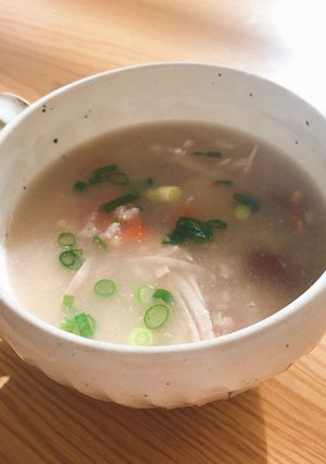 圧力鍋でほっこり体に優しい参鶏湯風スープ-レシピのメイン写真