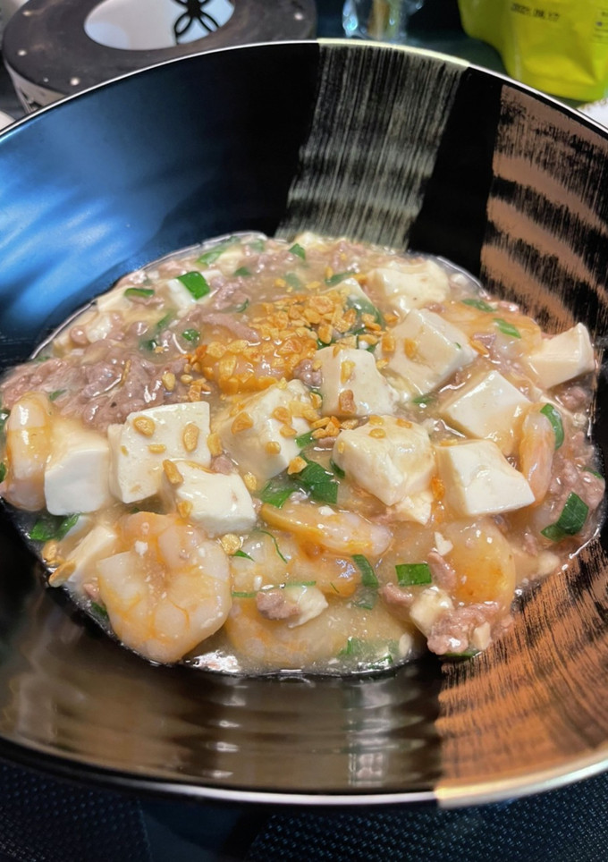 海老と豚挽肉の豆腐炒め-レシピのメイン写真