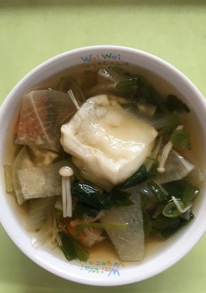 【保育園給食】七草雑煮汁-レシピのメイン写真