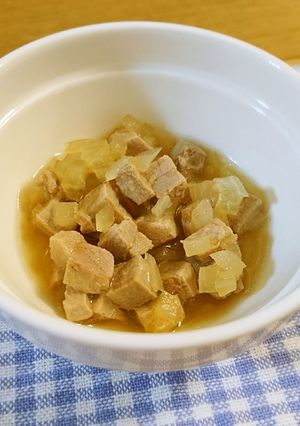 ９～11か月頃　まぐろの角煮-レシピのメイン写真