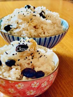 #おせちリメイク 白だしで簡単黒豆おこわ-レシピのメイン写真