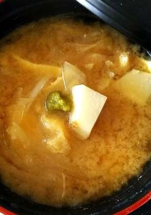 里芋と千六本のお味噌汁-レシピのメイン写真