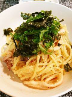 イカ明太子パスタ-レシピのメイン写真