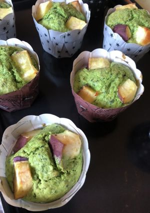 ほうれん草とお芋マフィン-レシピのメイン写真