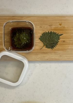 大葉のにんにく煮切り醤油漬け-レシピのメイン写真