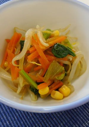 新発田市給食レシピ☆和風サラダ-レシピのメイン写真