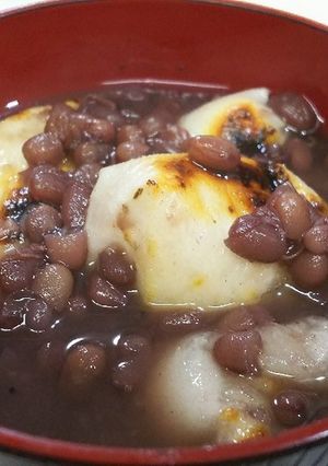 鏡開きの焼き餅入りぜんざい-レシピのメイン写真