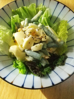 いんげんの卵サラダ-レシピのメイン写真