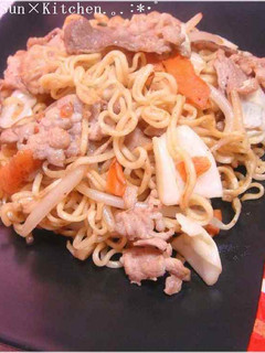 ☆サッポロ一番みそde焼きラーメン☆-レシピのメイン写真