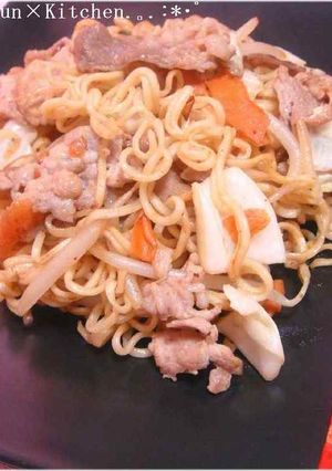 ☆サッポロ一番みそde焼きラーメン☆-レシピのメイン写真