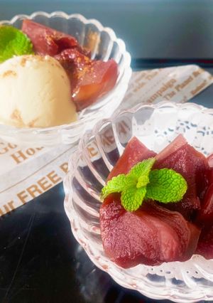 簡単♪炊飯器スイーツ☆りんごの赤ワイン煮-レシピのメイン写真
