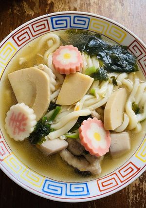 余った筑前煮で作る優しい味の煮込うどん-レシピのメイン写真