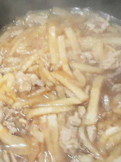 大根と豚肉の甘辛炒め-レシピのメイン写真