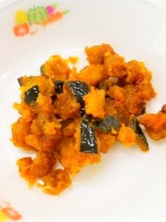 鶏肉とかぼちゃのオレンジソースあえ-レシピのメイン写真