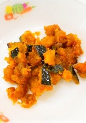 鶏肉とかぼちゃのオレンジソースあえ-レシピのメイン写真