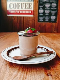 おうちカフェ☆チョコムース-レシピのメイン写真