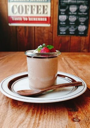 おうちカフェ☆チョコムース-レシピのメイン写真