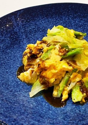 キャベツの卵とじ-レシピのメイン写真