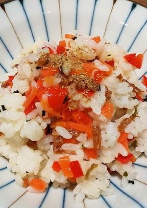 犬ご飯　カラフル混ぜご飯-レシピのメイン写真