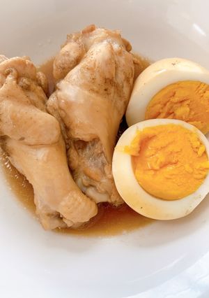 ダイエット　手羽元のさっぱりポン酢煮-レシピのメイン写真